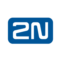 Square format logo of 2N logo