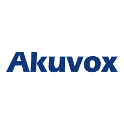 Square format logo of Akuvox logo