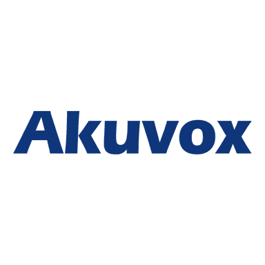 Square format logo of Akuvox logo