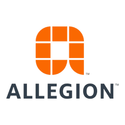 Square format logo of Allegion logo