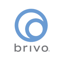 Square format logo of Brivo logo