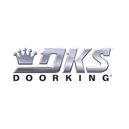 Square format logo of DoorKing logo