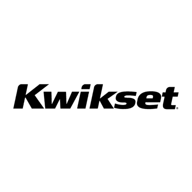 Square format logo of Kwikset logo