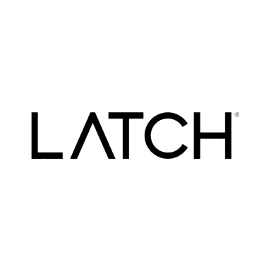 Square format logo of Latch logo