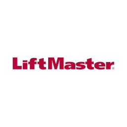 Square format logo of LiftMaster logo