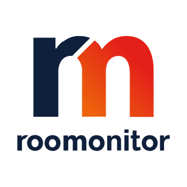 Square format logo of Roomonitor logo