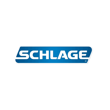 Square format logo of Schlage logo